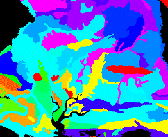 Color map classification example