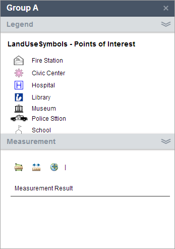 Header Controller with widgets in a single panel